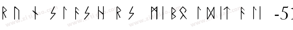 RuneSlasherSemiBoldItalic-511jZ字体转换 RuneSlasherSemiBoldItalic-511jZ字体转换