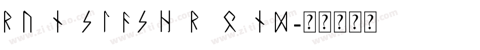 runeslashercond字体转换