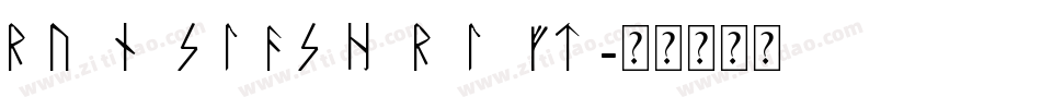 runeslasherleft字体转换