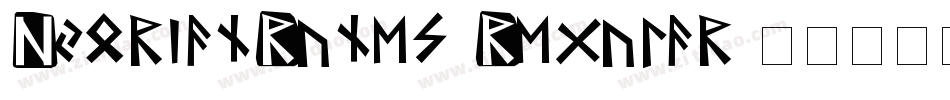 HjorianRunes-Regular字体转换