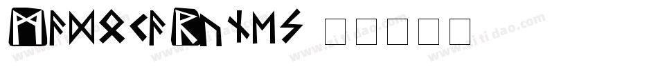 MadokaRunes字体转换