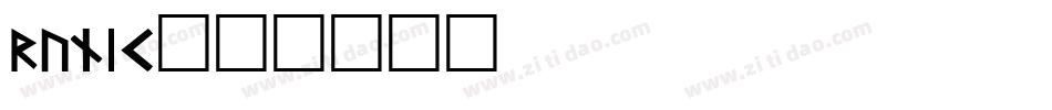 Runic字体转换