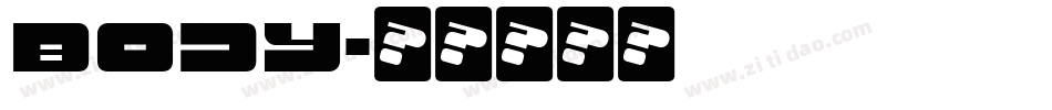 Body字体转换
