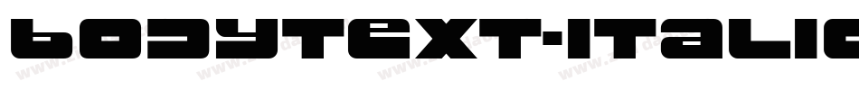 bodytext-italic-4字体转换