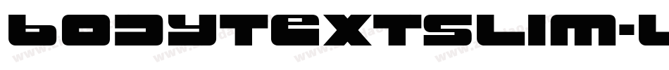 bodytextslim-light-5字体转换