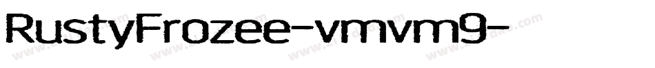 RustyFrozee-vmvm9字体转换