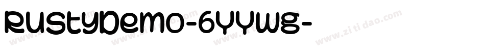 RustyDemo-6YYwg字体转换