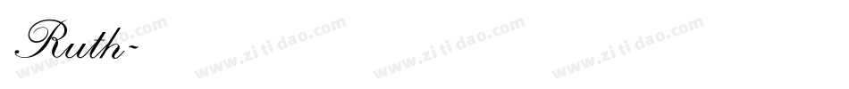 Ruth字体转换