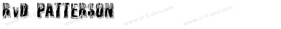 RvD-PATTERSON字体转换