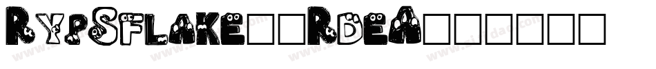 RypSflake2-RdeA字体转换