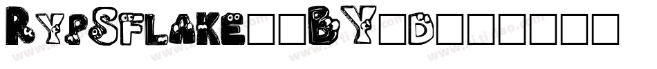 RypSflake3-BY9d字体转换