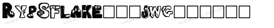 RypSflake5-8jwg字体转换