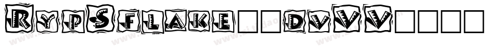 RypSflake7-dvVV字体转换
