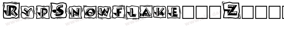 RypSnowflake1-1Z82字体转换