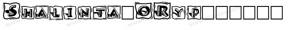 Shalinta-ORyp字体转换