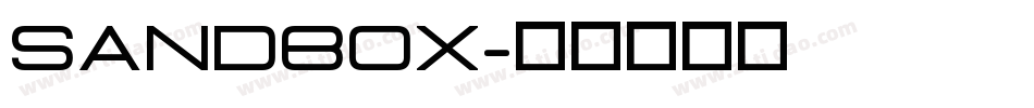 SANDBOX字体转换