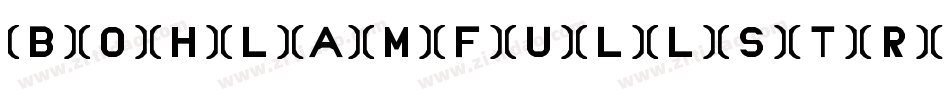 BohlamFullStripes-6YYZ1字体转换