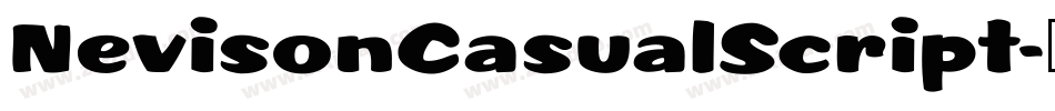 NevisonCasualScript字体转换