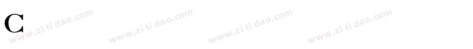 Caslon-Thin字体转换