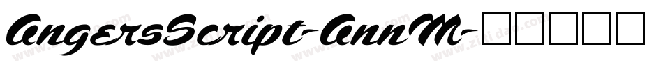 AngersScript-AnnM字体转换