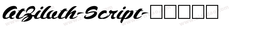 Atziluth-Script字体转换
