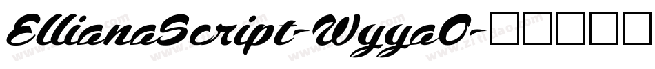 EllianaScript-WyyaO字体转换
