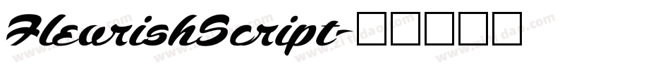FleurishScript字体转换