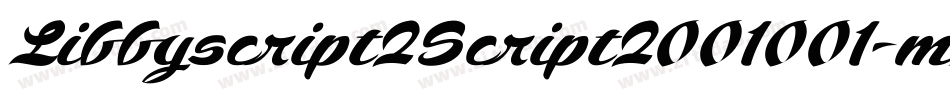 Libbyscript2Script2001001-mZB2字体转换