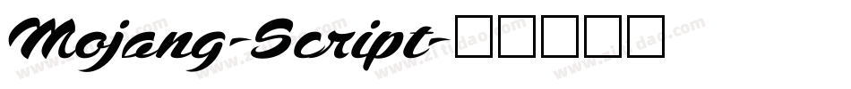 Mojang-Script字体转换