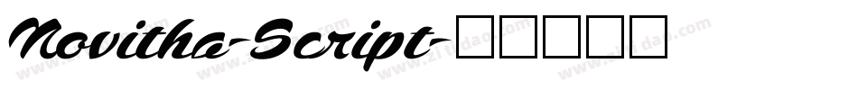 Novitha-Script字体转换