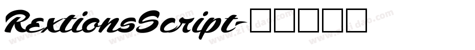 RextionsScript字体转换