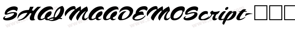 SHAIMAADEMOScript字体转换