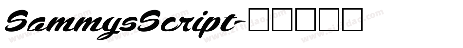 SammysScript字体转换