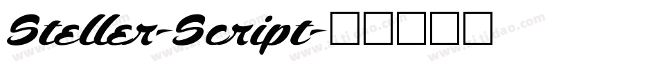 Steller-Script字体转换