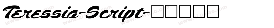 Teressia-Script字体转换