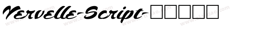 Vervelle-Script字体转换