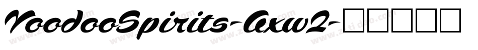VoodooSpirits-Axw2字体转换