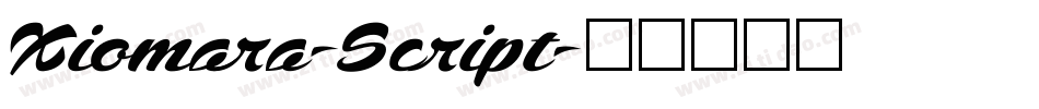 Xiomara-Script字体转换