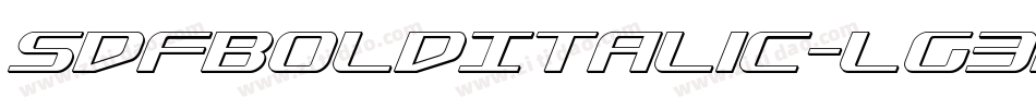 SdfBoldItalic-Lg3n字体转换