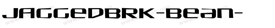 JaggedBrk-BeAn字体转换