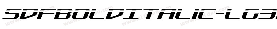 SdfBoldItalic-Lg3n字体转换