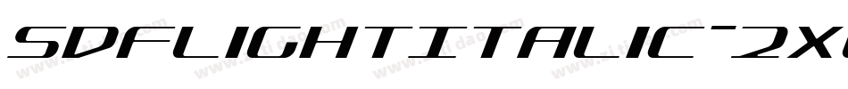 SdfLightItalic-2xOl字体转换