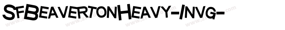 SfBeavertonHeavy-1nvg字体转换
