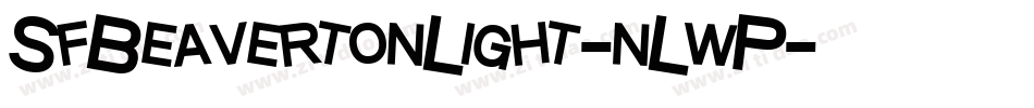 SfBeavertonLight-nLwP字体转换 SfBeavertonLight-nLwP字体转换