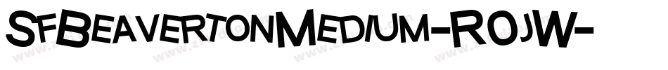 SfBeavertonMedium-R0jW字体转换 SfBeavertonMedium-R0jW字体转换