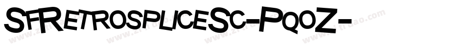 SfRetrospliceSc-PqoZ字体转换