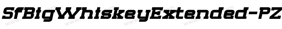 SfBigWhiskeyExtended-PZad字体转换 SfBigWhiskeyExtended-PZad字体转换
