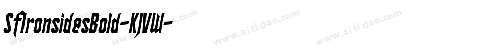 SfIronsidesBold-KJVW字体转换 SfIronsidesBold-KJVW字体转换