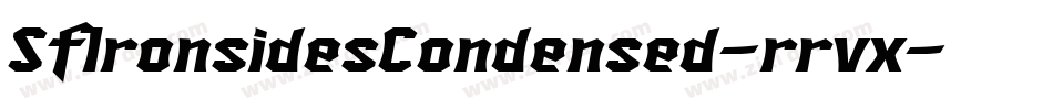 SfIronsidesCondensed-rrvx字体转换