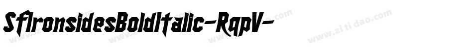 SfIronsidesBoldItalic-RqpV字体转换 SfIronsidesBoldItalic-RqpV字体转换